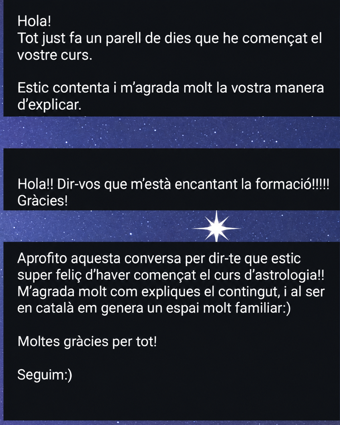 Testimoni d'una membre de L'Espiral