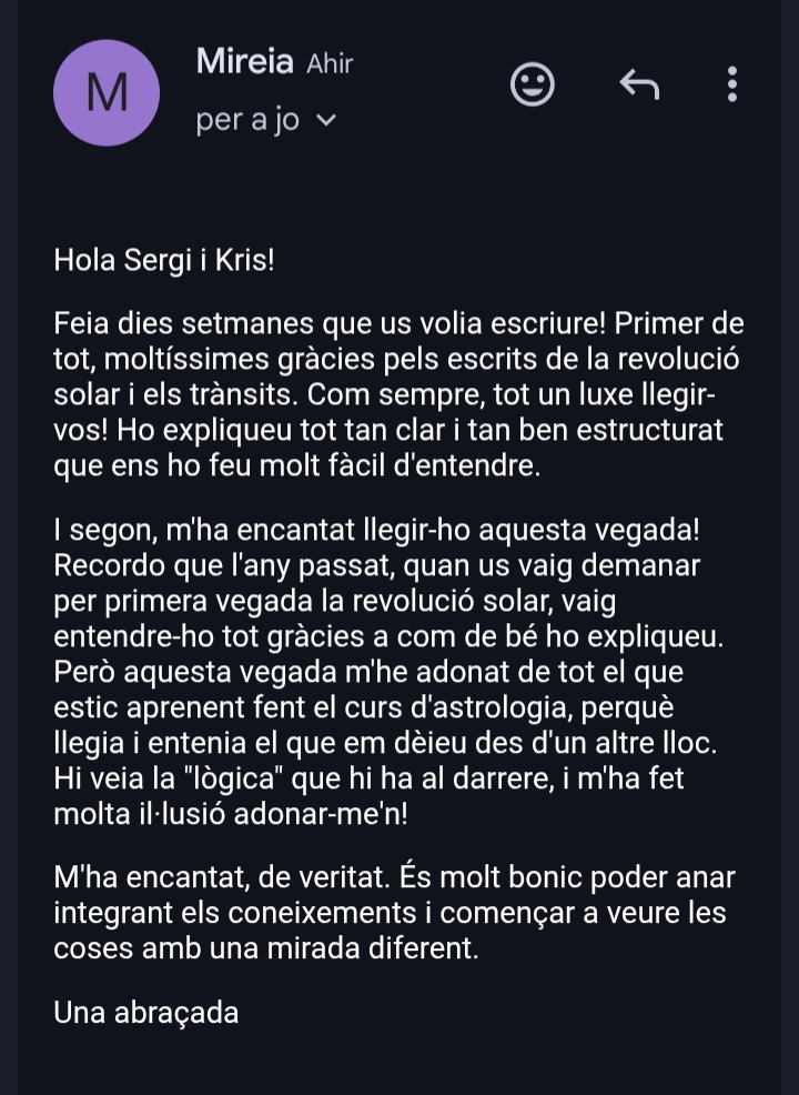 Testimoni de la Mireia, alumna de L'Espiral